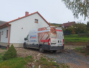 Zateplení stropu bungalovu s vazníkovou střešní konstrukcí